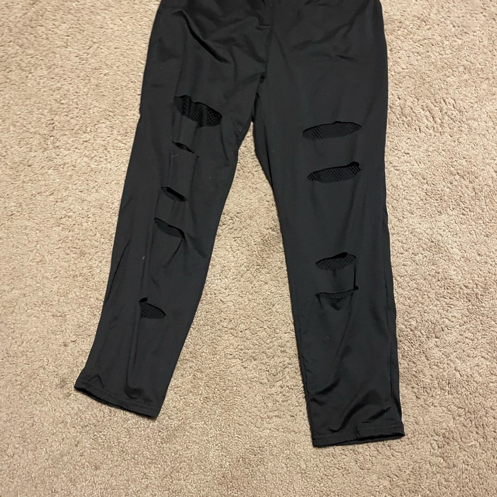 Cotton ripped pants 2x